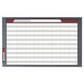 Quartet InView Custom Whiteboard, 36 x 24, Graphite Frame 72982